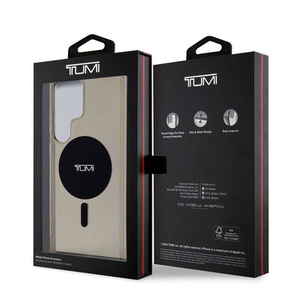 Galaxy S24 Ultra Kılıf TUMI Orijinal Lisanslı M-safe Şarj Özellikli Airbag Köşeli Transparan Plain Kılıf