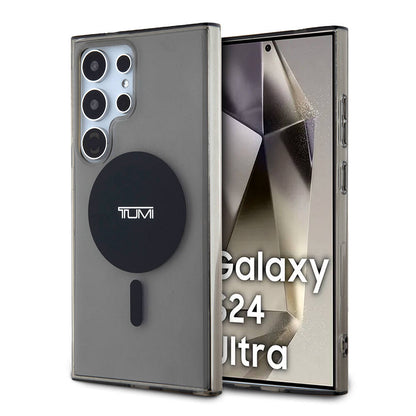 Galaxy S24 Ultra Kılıf TUMI orijinal Lisanslı M-safe Şarj Özellikli Airbag Köşeli Transparan Plain Kılıf