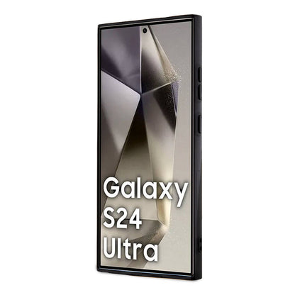 Galaxy S24 Ultra Kılıf TUMI orijinal Lisanslı M-safe Şarj Özellikli Buzlanmış Saydam Ağ Kamuflajı Desenli Kılıf