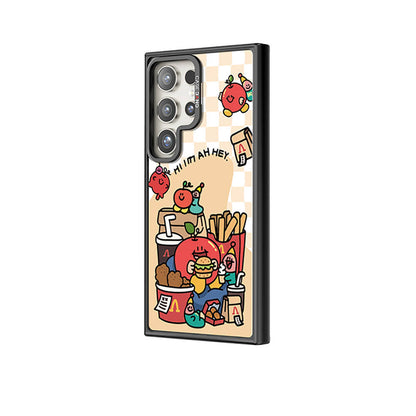 Galaxy S24 Ultra M-safe Şarj Özellikli Casebang Ahhey Serisi Arka Panel