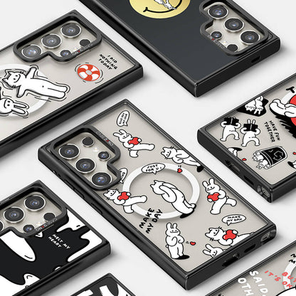 Galaxy S24 Ultra M-safe Şarj Özellikli Casebang Chill Out Serisi Mıknatıslı Arka Panel