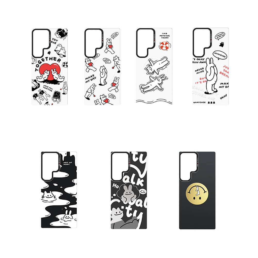 Galaxy S24 Ultra M-safe Şarj Özellikli Casebang Chill Out Serisi Mıknatıslı Arka Panel