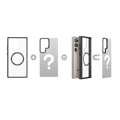 Galaxy S24 Ultra M-safe Şarj Özellikli Casebang Chill Out Serisi Mıknatıslı Arka Panel