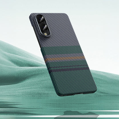 Galaxy S25 Edge Kılıf M-safe Şarj Özellikli Karbon Fiber Tasarımlı Benks Aurora ArmorAir Kevlar Kılıf