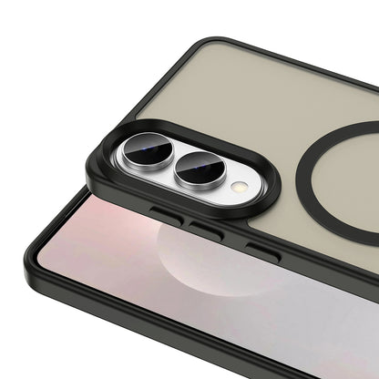 Galaxy S25 Edge Kılıf M-safe Şarj Özellikli Mat Arka Yüzey Zore Sio Kılıf