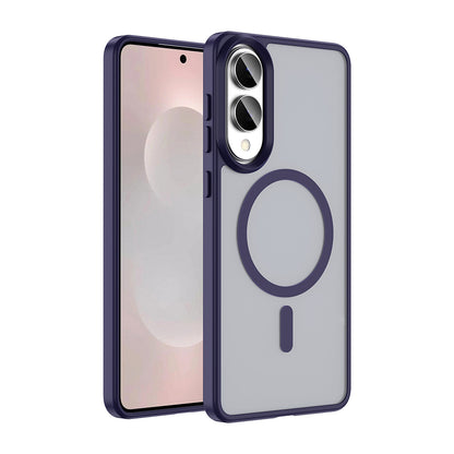 Galaxy S25 Edge Kılıf M-safe Şarj Özellikli Mat Arka Yüzey Zore Sio Kılıf