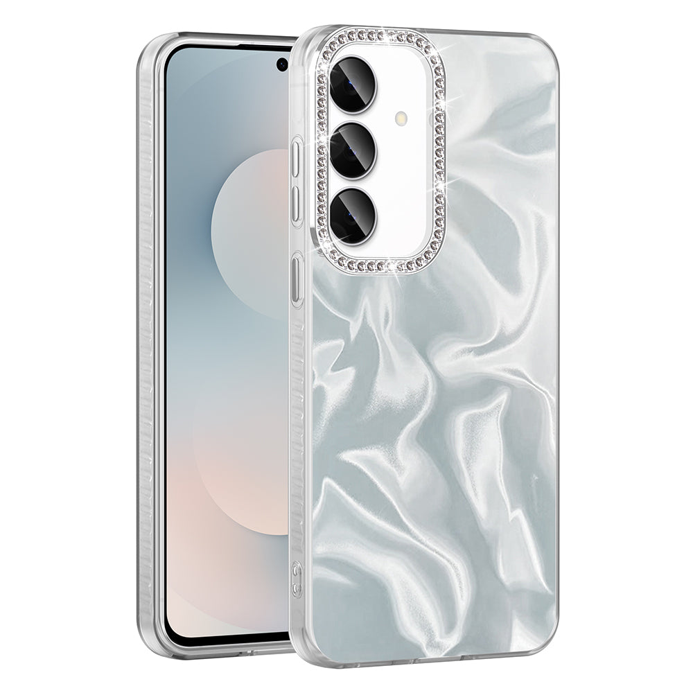 Galaxy S25 FE Kılıf Airbagli Parlak Taş Detay Tasarımlı Zore Esila Kılıf