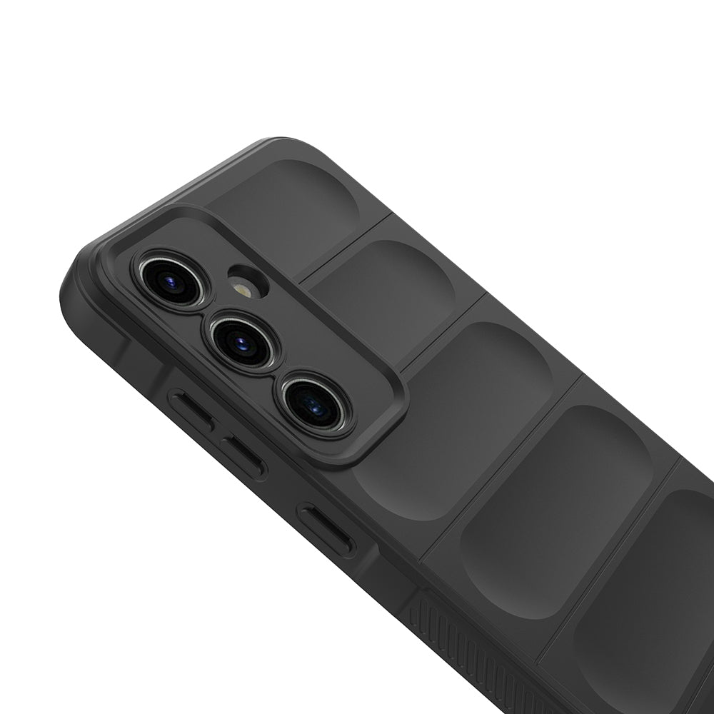 Galaxy S25 FE Kılıf Esnek TPU Oyuklu Arka Yüzey Tasarımlı Zore Etnik Silikon Kılıf