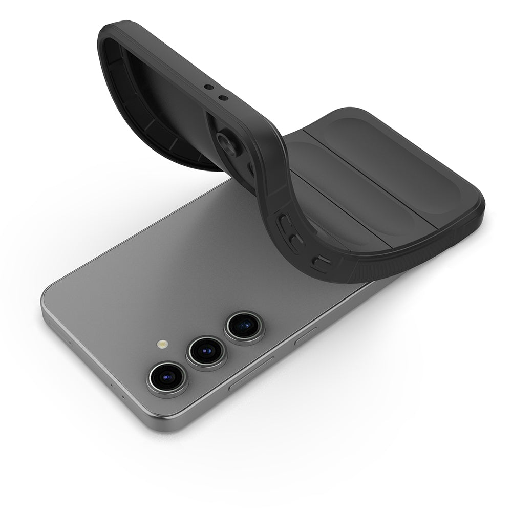 Galaxy S25 FE Kılıf Esnek TPU Oyuklu Arka Yüzey Tasarımlı Zore Etnik Silikon Kılıf