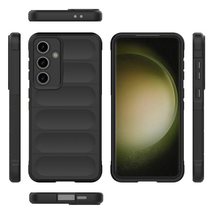 Galaxy S25 FE Kılıf Esnek TPU Oyuklu Arka Yüzey Tasarımlı Zore Etnik Silikon Kılıf