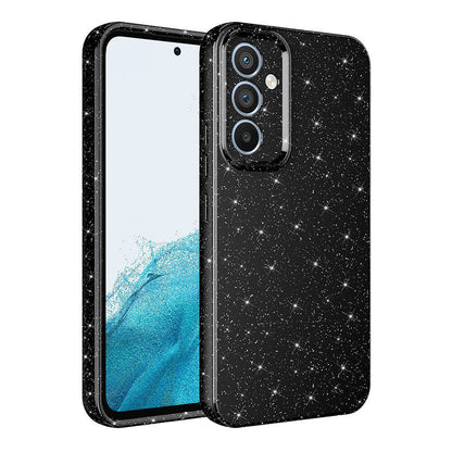 Galaxy S25 FE Kılıf Kamera Korumalı Simli Lüks Zore Koton Kılıf