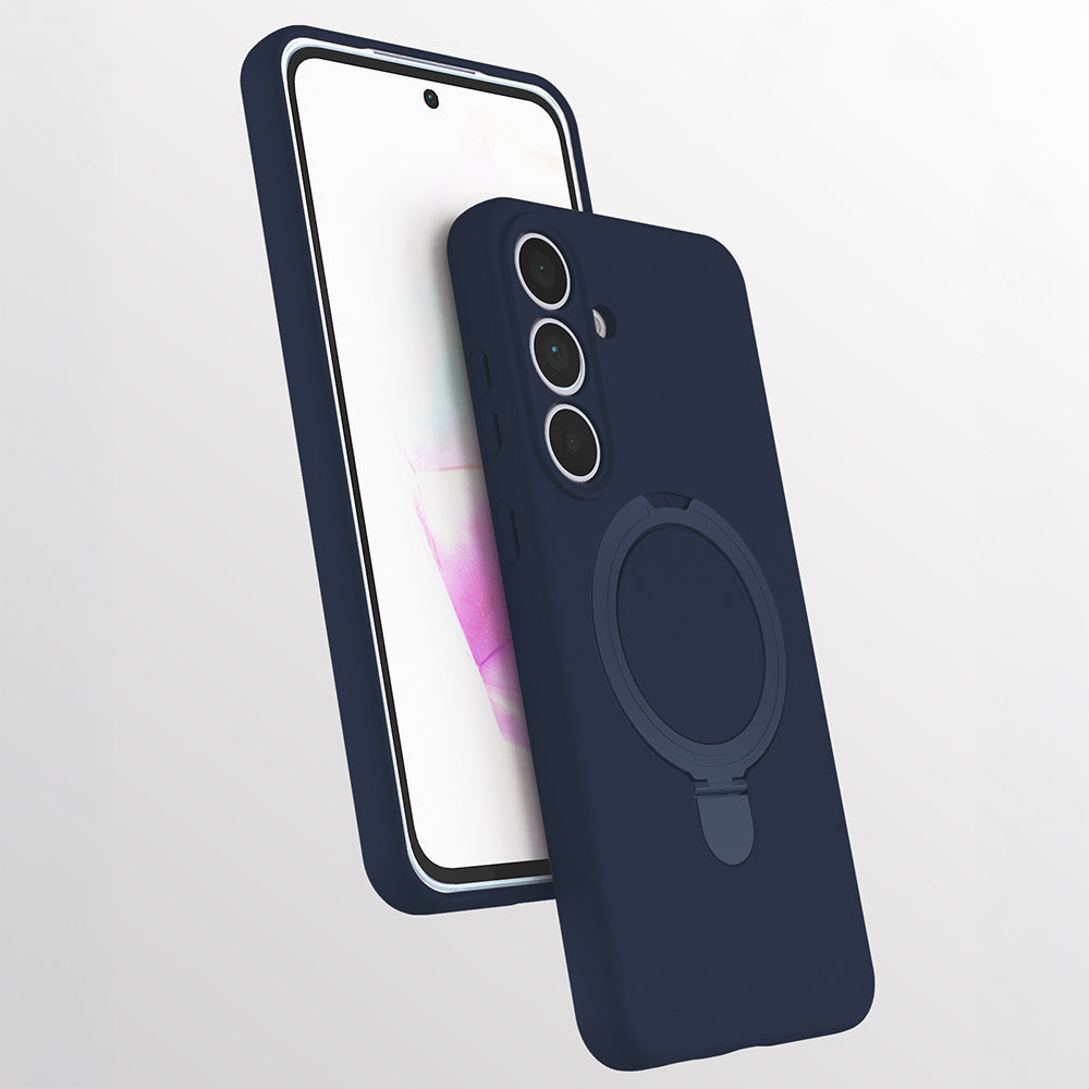 Galaxy S25 FE Kılıf M-safe Şarj Özellikli Standlı Zore Samara Kılıf