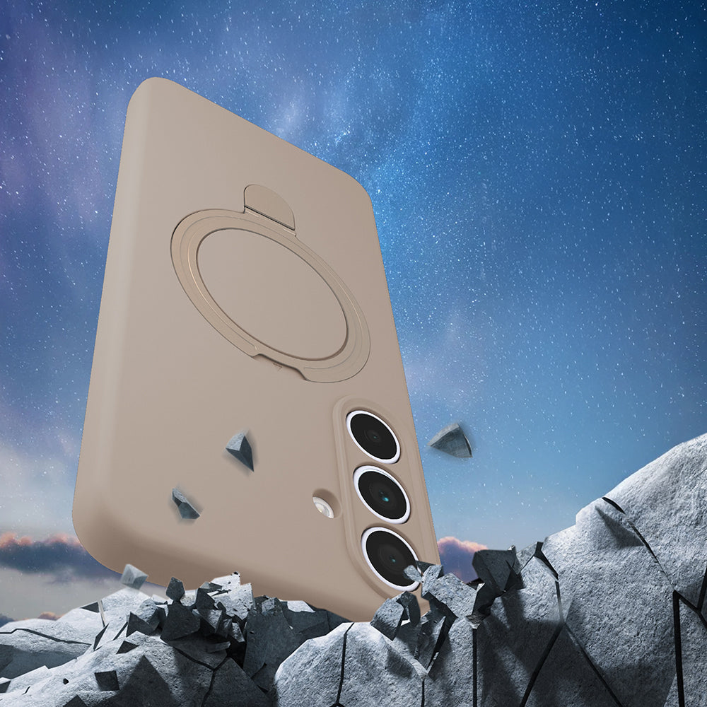 Galaxy S25 FE Kılıf M-safe Şarj Özellikli Standlı Zore Samara Kılıf