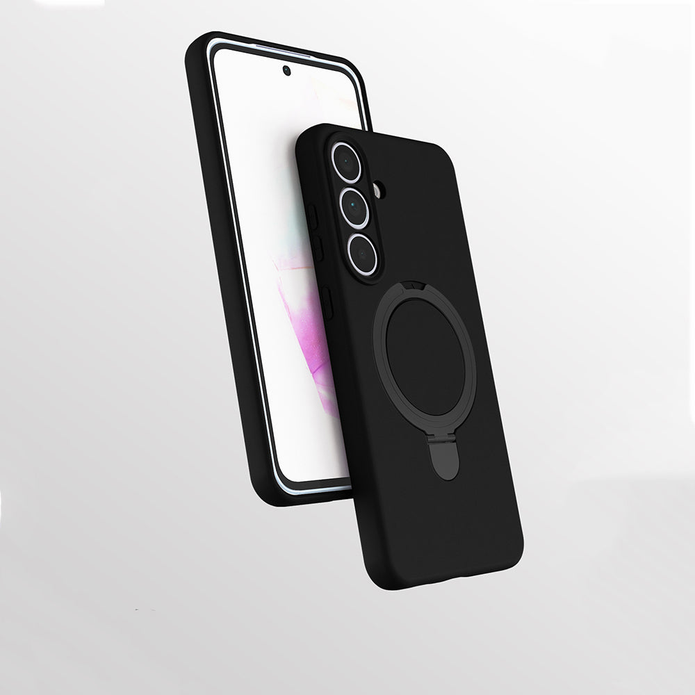 Galaxy S25 FE Kılıf M-safe Şarj Özellikli Standlı Zore Samara Kılıf