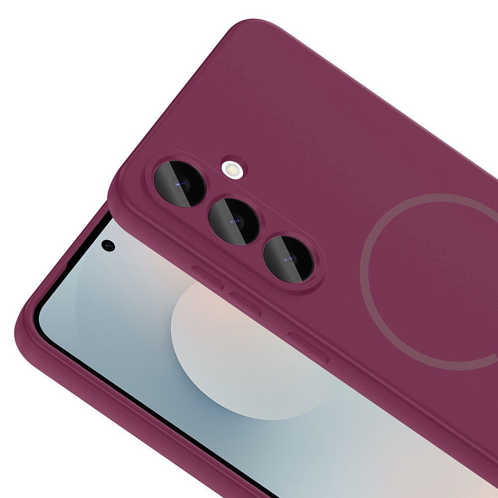 Galaxy S25 FE Kılıf M-safe Şarj Özellikli Zore Meta Kılıf