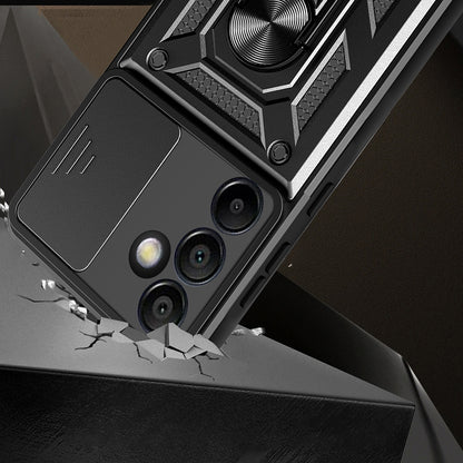 Galaxy S25 FE Kılıf Magnetik Standlı Kamera Korumalı Zore Sürgülü Vega Kılıf