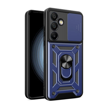 Galaxy S25 FE Kılıf Magnetik Standlı Kamera Korumalı Zore Sürgülü Vega Kılıf