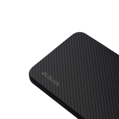 Galaxy S25 Kılıf M-safe Şarj Özellikli 600D Aramid Karbon Fiber Pitaka Ultra-Slim Classic Serisi Black-Grey Twill Kılıf