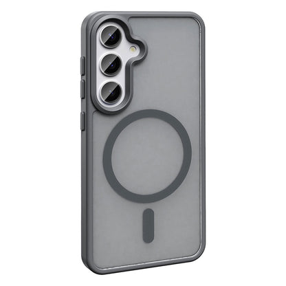 Galaxy S25 Kılıf M-safe Şarj Özellikli Mat Arka Yüzey Zore Sio Kılıf