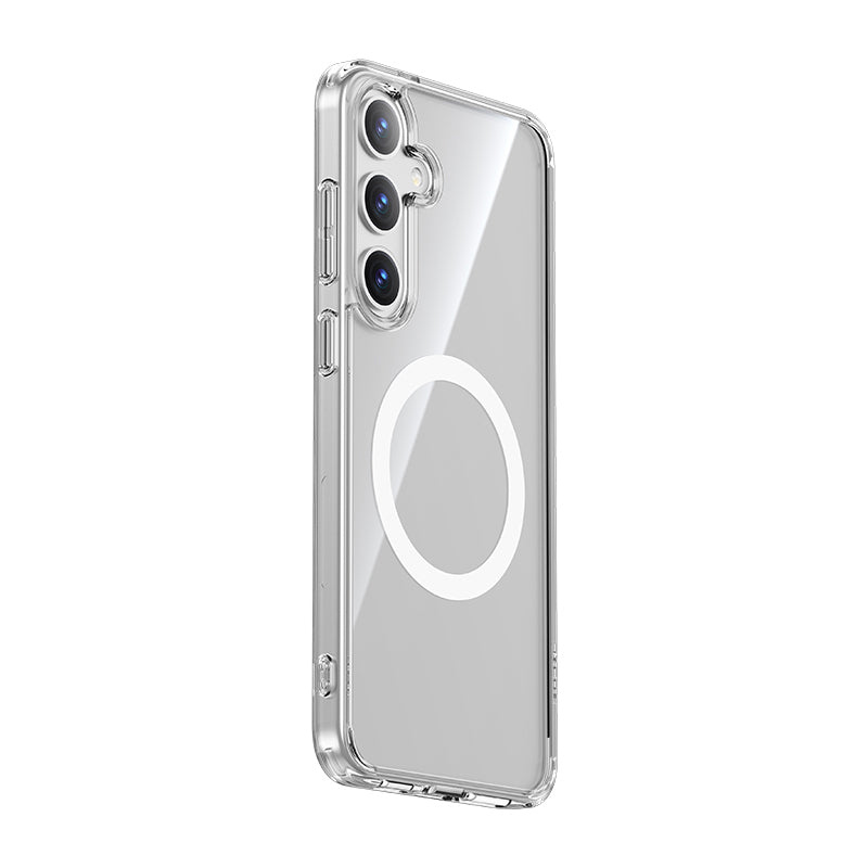 Galaxy S25 Plus Kılıf M-safe Şarj Özellikli Airbagli Şeffaf Benks LucentPro Serisi Kılıf