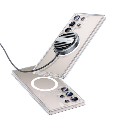 Galaxy S25 Plus Kılıf M-safe Şarj Özellikli Airbagli Şeffaf Benks LucentPro Serisi Kılıf