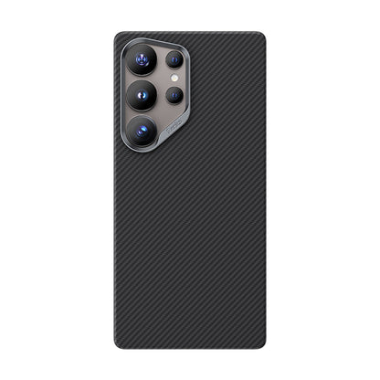 Galaxy S25 Ultra Kılıf Benks M-safe Şarj Özellikli Magnetik ArmorAir 600D Kevlar Karbon Fiber Kılıf