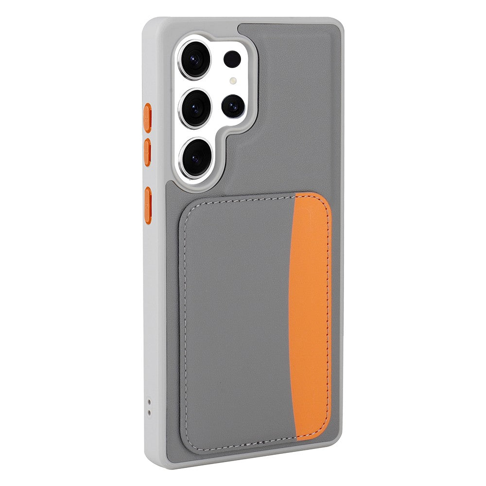 Galaxy S25 Ultra Kılıf Kartlıklı Zore X-Kart Silikon Kılıf