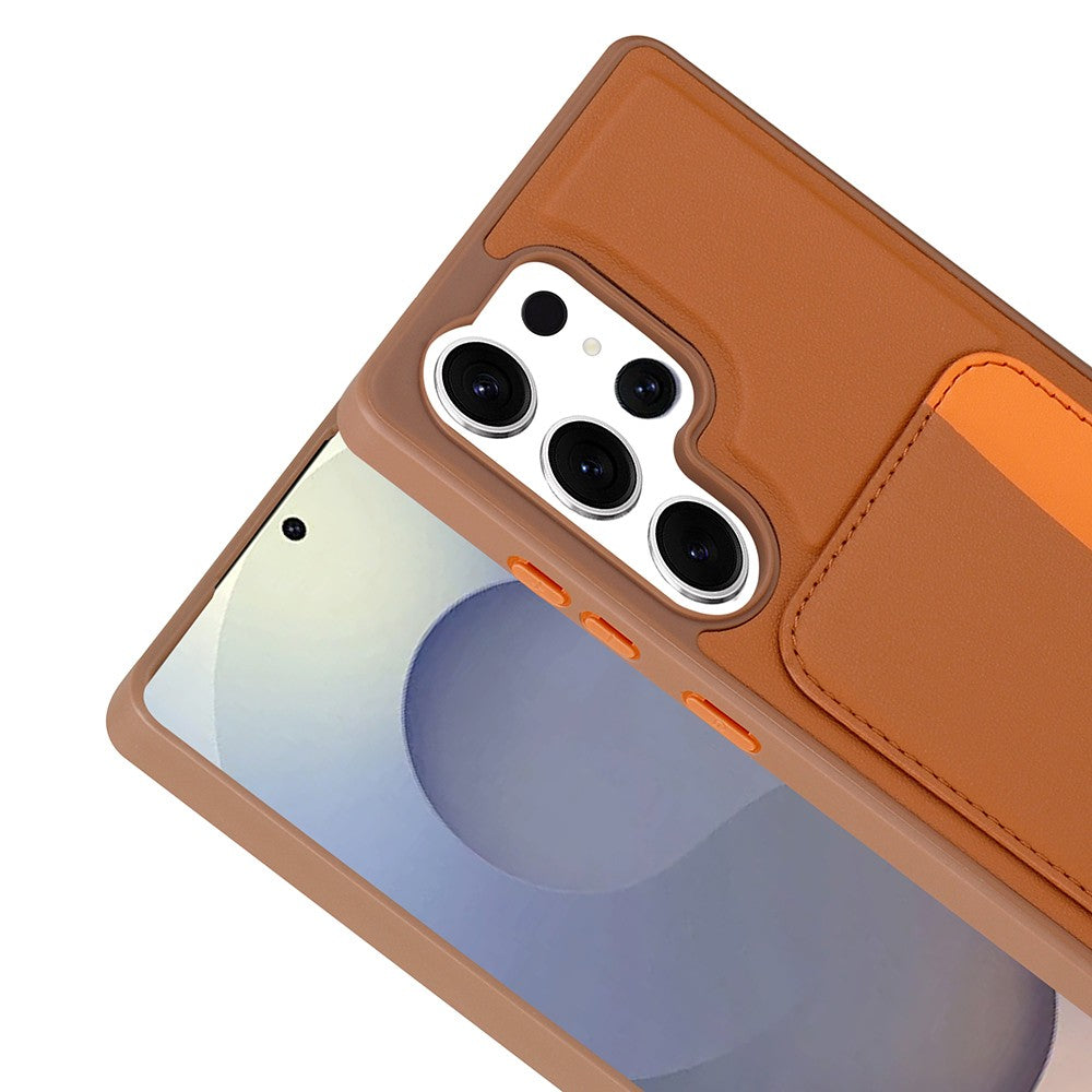 Galaxy S25 Ultra Kılıf Kartlıklı Zore X-Kart Silikon Kılıf