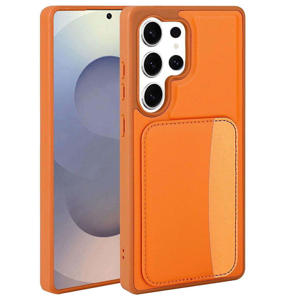 Galaxy S25 Ultra Kılıf Kartlıklı Zore X-Kart Silikon Kılıf