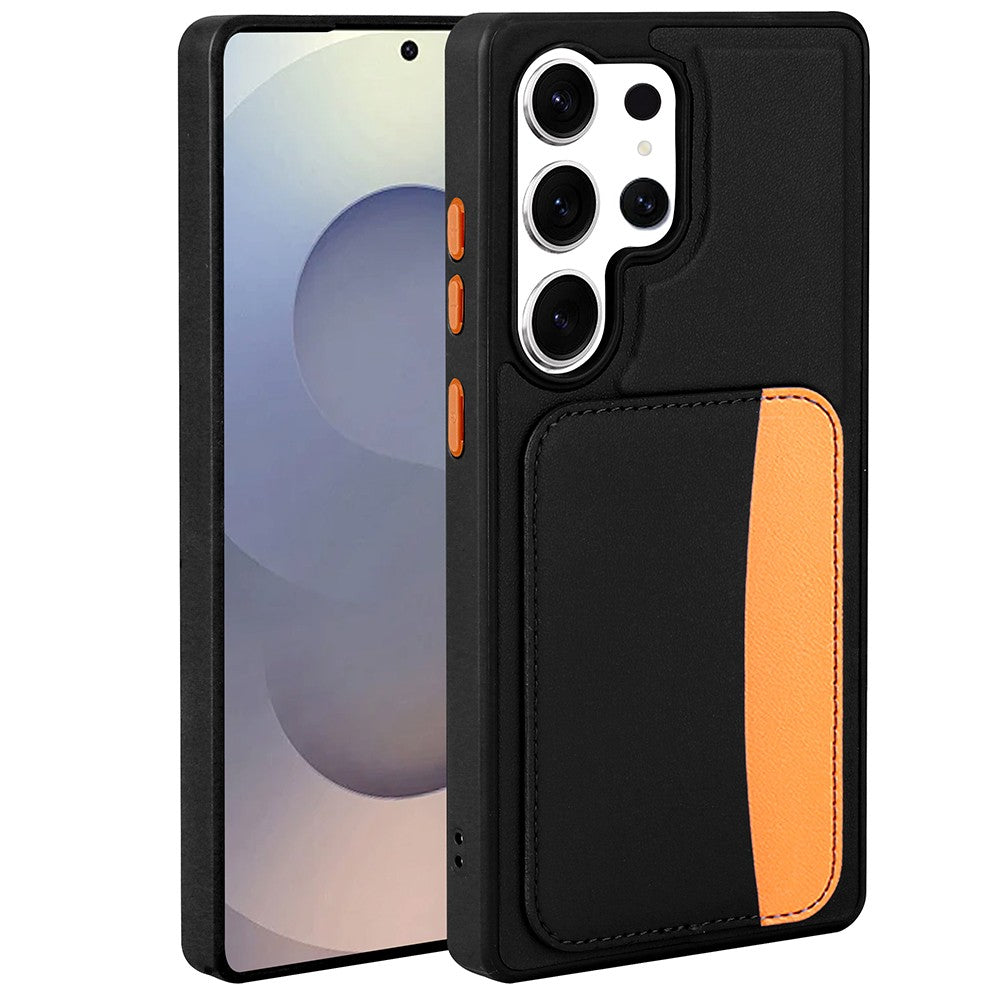 Galaxy S25 Ultra Kılıf Kartlıklı Zore X-Kart Silikon Kılıf
