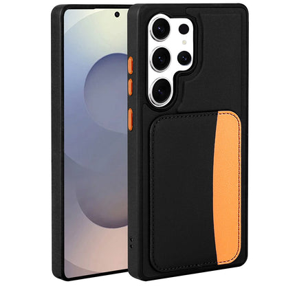 Galaxy S25 Ultra Kılıf Kartlıklı Zore X-Kart Silikon Kılıf