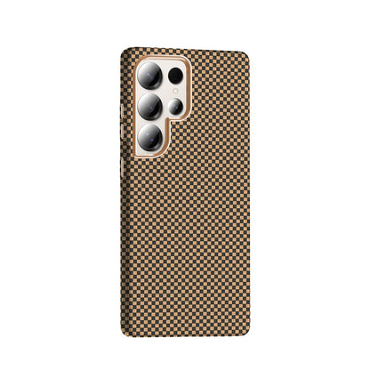 Galaxy S25 Ultra Kılıf M-safe Şarj Özellikli Karbon Fiber Görünümlü Zore Gros Kılıf