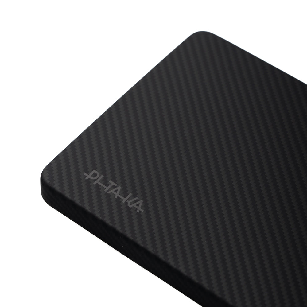 Galaxy S25 Ultra Kılıf M-safe Şarj Özellikli 600D Aramid Fiber Pitaka Ultra-Slim Classic Serisi Black-Grey Twill Kılıf