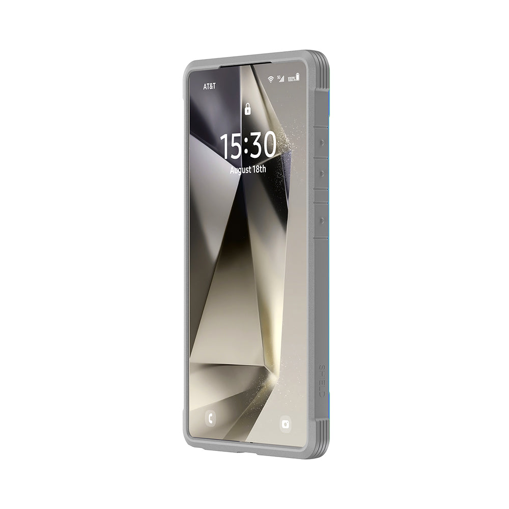 Galaxy S25 Ultra Kılıf M-safe Şarj Özellikli Airbagli Raptic Shield Serisi Şeffaf Arka Yüzey Kılıf