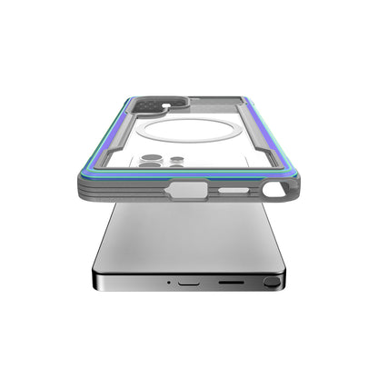 Galaxy S25 Ultra Kılıf M-safe Şarj Özellikli Airbagli Raptic Shield Serisi Şeffaf Arka Yüzey Kılıf