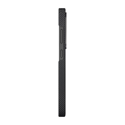 Galaxy S25 Ultra Kılıf M-safe Şarj Özellikli Lumintex Teknolojili Fosforlu Aramid Fiber Pitaka Tactile Woven Aries Serisi Kılıf