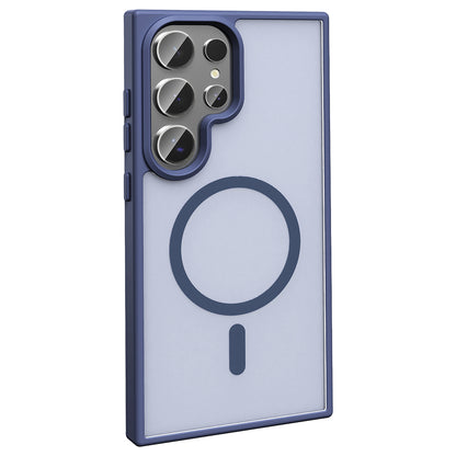 Galaxy S25 Ultra Kılıf M-safe Şarj Özellikli Mat Arka Yüzey Zore Sio Kılıf