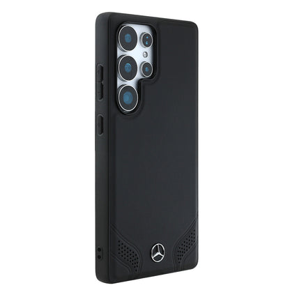 Galaxy S25 Ultra Kılıf Mercedes Benz OrijinalLisanslı M-safe Şarj Özellikli Deri Dizayn Sade Kılıf