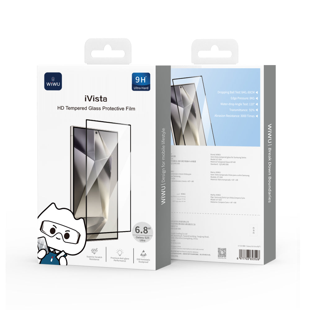 Galaxy S25 Ultra Wiwu iVista Super Hardness Ekran Koruyucu