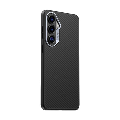 Galaxy S26 Kılıf Karbon Fiber M-safe Şarj Özellikli Benks Hybrid ArmorPro 600D Kevlar Kılıf