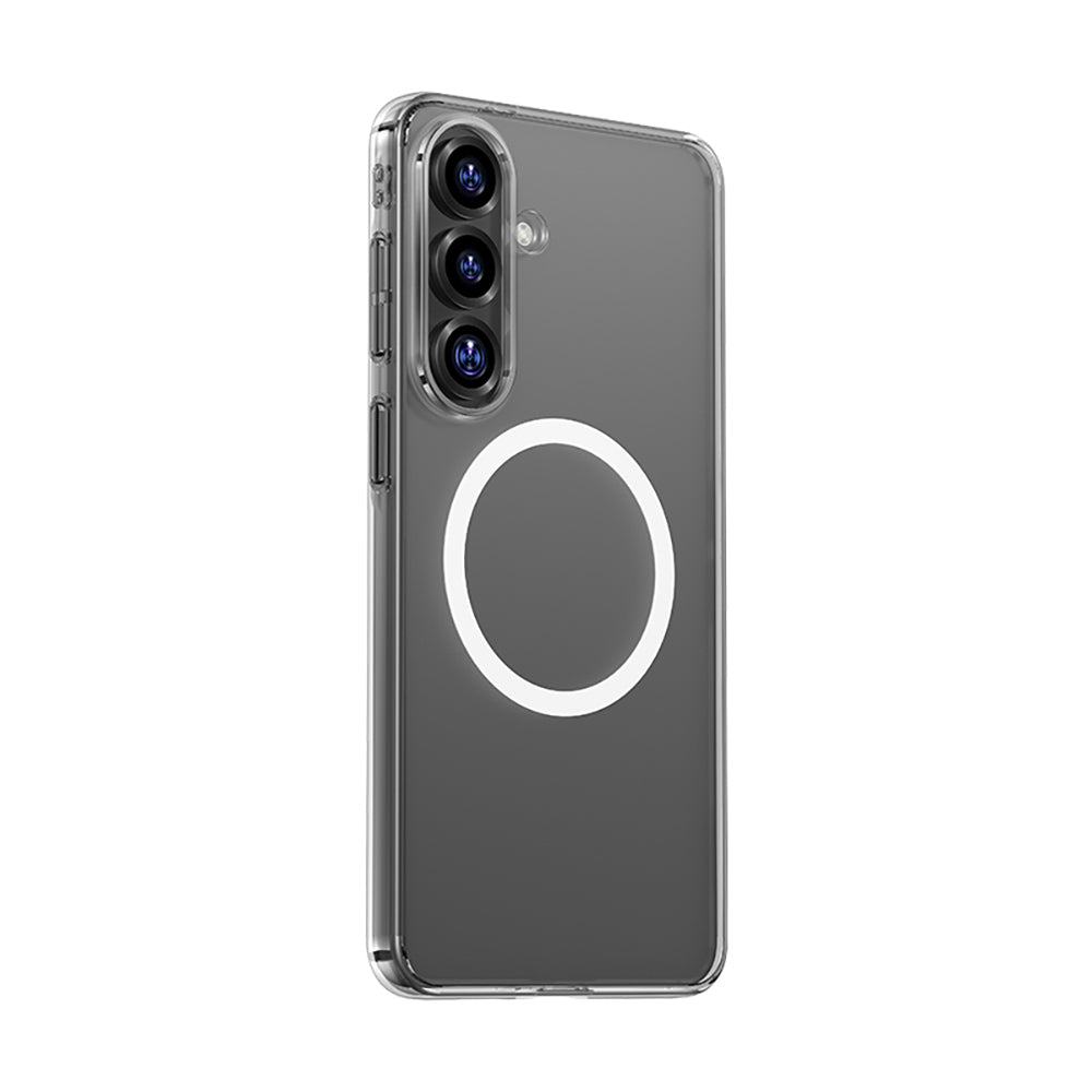 Galaxy S26 Kılıf M-safe Şarj Özellikli Benks Magnetik Crystal Serisi Şeffaf Kılıf