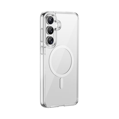 Galaxy S26 Kılıf Wiwu MCC-101 iShield Pro Serisi M-safe Şarj Özellikli Crystal Sert PC Kılıf