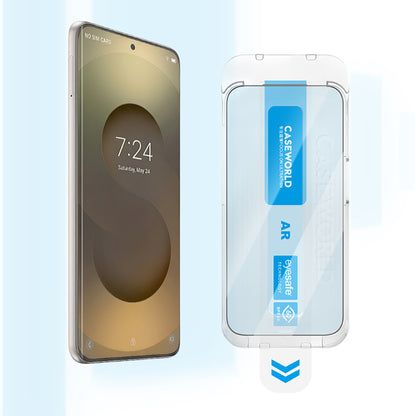 Galaxy S26 Plus CaseWorld Applicator Serisi 2.5D Eyesafe Mavi Işık Teknolojili 0.25mm Temperli Cam Ekran Koruyucu+ Uygulama Aparatı