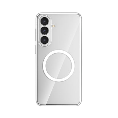Galaxy S26 Plus Kılıf M-safe Şarj Özellikli Transparan Sert PC Wlons Pita Kılıf
