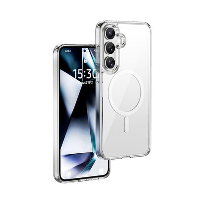 Galaxy S26 Plus Kılıf Wiwu MCC-101 iShield Pro Serisi M-safe Şarj Özellikli Crystal Sert PC Kılıf