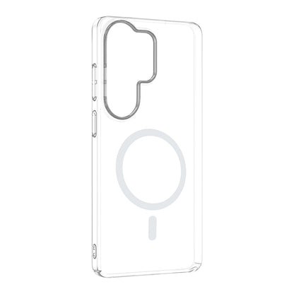 Galaxy S26 Ultra Kamera Korumalı M-Safe Şarj Özellikli Şeffaf Zore London Sert PC Kılıf