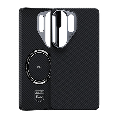 Galaxy S26 Ultra Kılıf Benks M-safe Şarj Özellikli Magnetik ArmorAir 600D Kevlar Fiber Kılıf