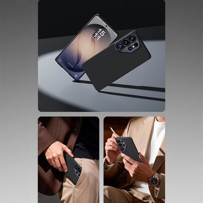 Galaxy S26 Ultra Kılıf Benks M-safe Şarj Özellikli Magnetik ArmorAir 600D Kevlar Fiber Kılıf