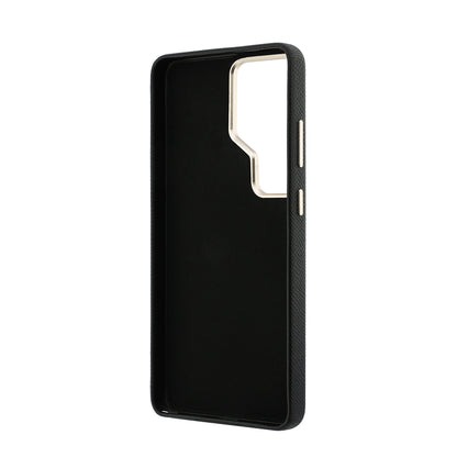Galaxy S26 Ultra Kılıf Guess Orijinal Lisanslı Grained Yazı ve 4G Büyük Metal Logolu Kılıf