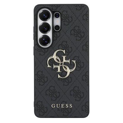 Galaxy S26 Ultra Kılıf Guess Orijinal Lisanslı PU Deri Büyük Metal Logo Dizaynlı Kılıf